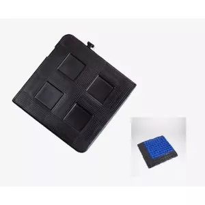 Coin noir pour carreau 50x50x2,5cm