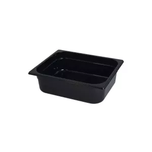 GN bac 1-2 100mm 5,85L PP noir gastro-plus 325x265x100mm