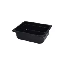 GN bac 1-2 150mm 8,64L PP noir gastro-plus 325x265x150mm