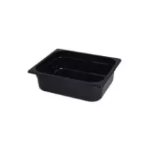 GN bac 1-2 150mm 8,64L PP noir gastro-plus 325x265x150mm