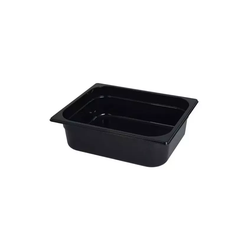 GN bac 1-2 200mm 11,4L PP noir gastro-plus 325x265x200mm