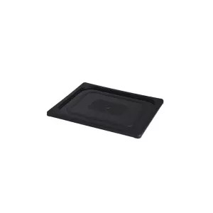 GN couvercle 1-2 PP noir gastro-plus 325x265mm