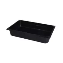 GN bac 1-1 100mm 12,8L PP noir gastro-plus 530x325x100mm