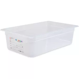 GN bac 1/1x150mm 19,2L PP IML transparent gastro-plus