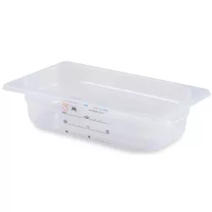 GN bac 1/4x65mm 1,63L PP IML transparent gastro-plus