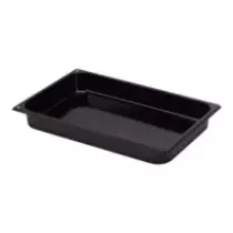 Plaque four GN 1/1 noir-bleu 530x325x40mm acier