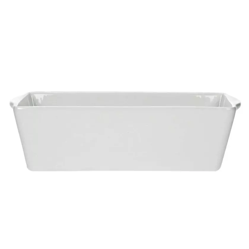 Ravier pate ceramique blanc 270x115x80mm