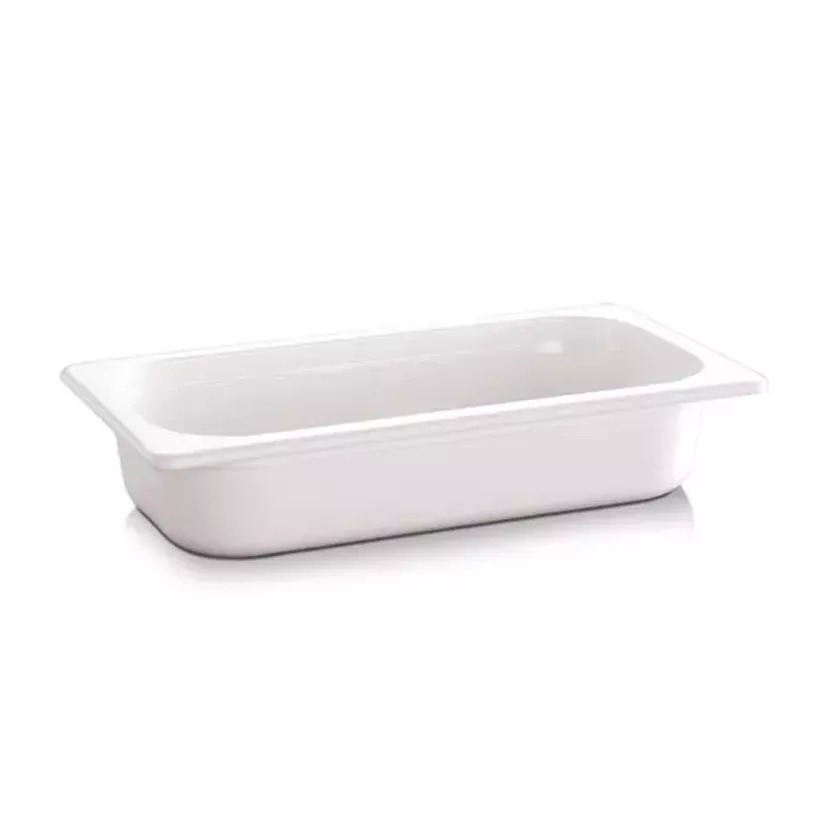 Melamine GN bac 1-3x65mm blanc 325x176x65mm
