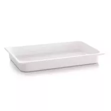 Melamine GN bac 1-2x65mm blanc 325x265x65mm