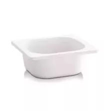 Melamine GN bac 1-6x100mm blanc 176x162x100mm