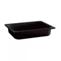 Melamine GN bac 1-2x65mm noir 325x265x65mm