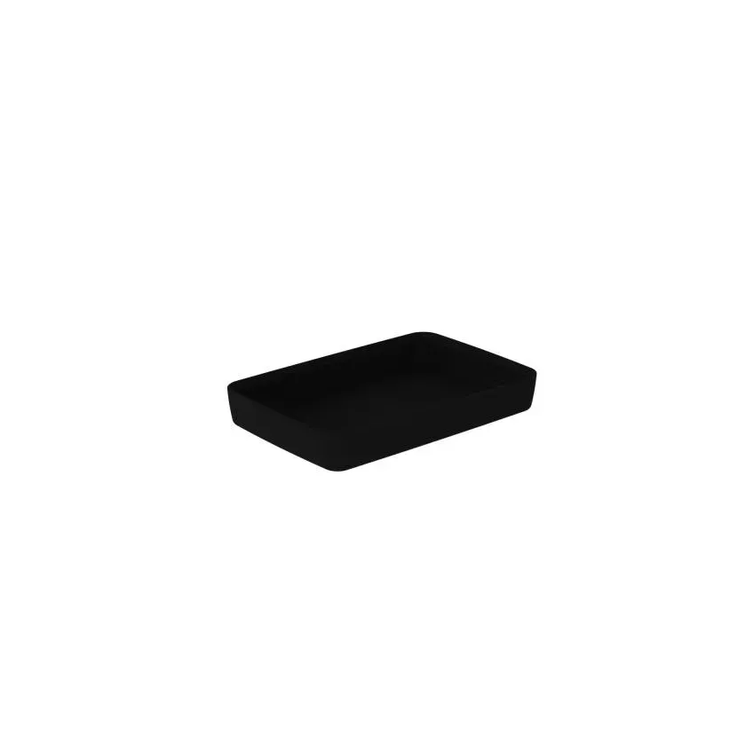 Plat melamine noir 175x260x40mm
