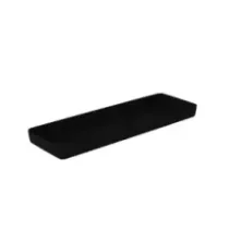 Plat melamine noir 175x520x40mm