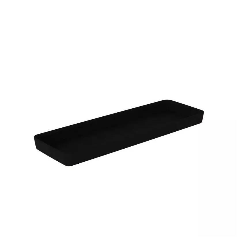 Plat melamine noir 175x520x40mm