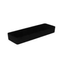 Plat melamine noir 175x520x70mm