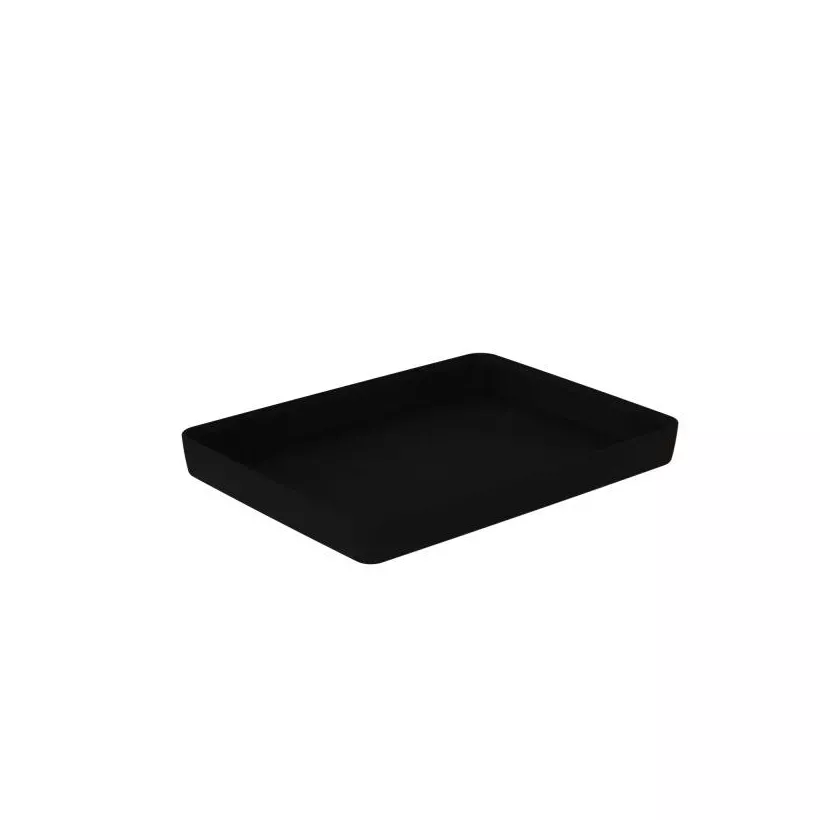Plat melamine noir 345x260x40mm