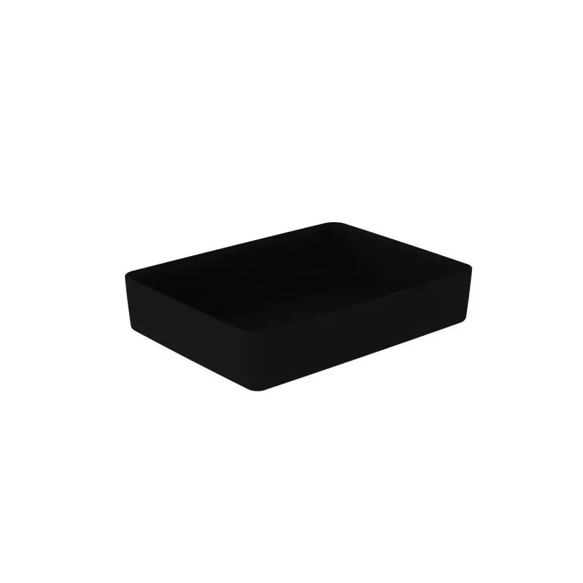 Plat melamine noir 345x260x70mm
