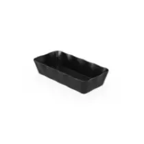 Plat melamine noir ondule 280x140x60mm