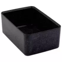 Plat melamine noir marbre 175x260x100mm