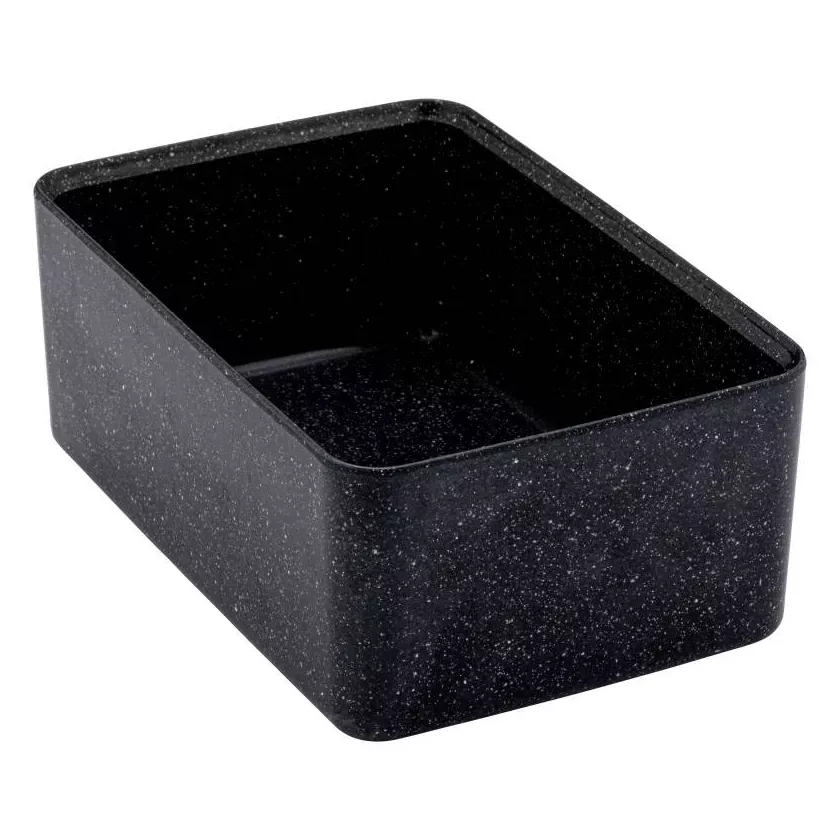 Plat melamine noir marbre 175x260x100mm
