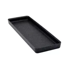 Plat melamine noir marbre 175x520x40mm