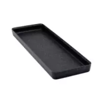 Plat melamine noir marbre 175x520x40mm
