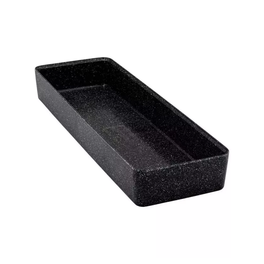 Plat melamine noir marbre 175x520x70mm