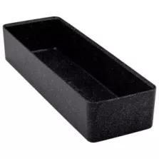 Plat melamine noir marbre 175x520x100mm