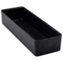 Plat melamine noir marbre 175x520x100mm