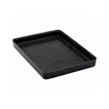 Plat melamine noir marbre 345x260x40mm