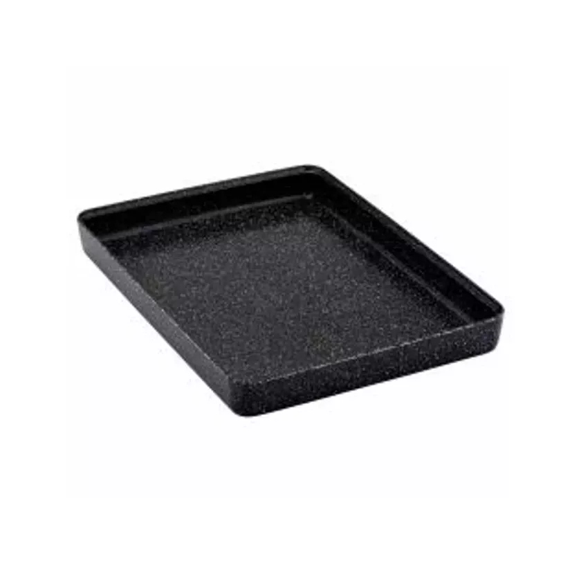Plat melamine noir marbre 345x260x40mm