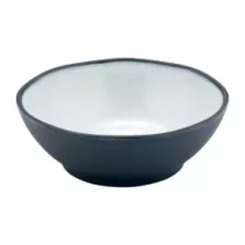 Plat melamine rond gris retro diametre 230mm hauteur 80mm