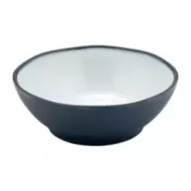 Plat melamine rond gris retro diametre 230mm hauteur 80mm