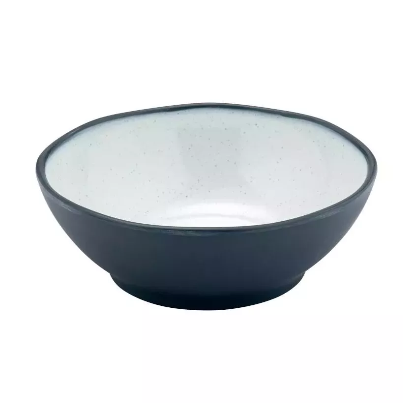 Plat melamine rond gris retro diametre 230mm hauteur 80mm