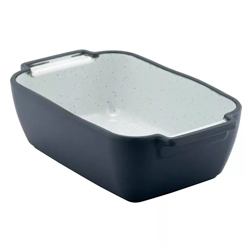 Plat melamine gris retro 265x162x80mm