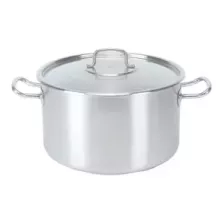 Marmite mi-haute avec couvercle 4L d20xh13,5cm Pujadas
