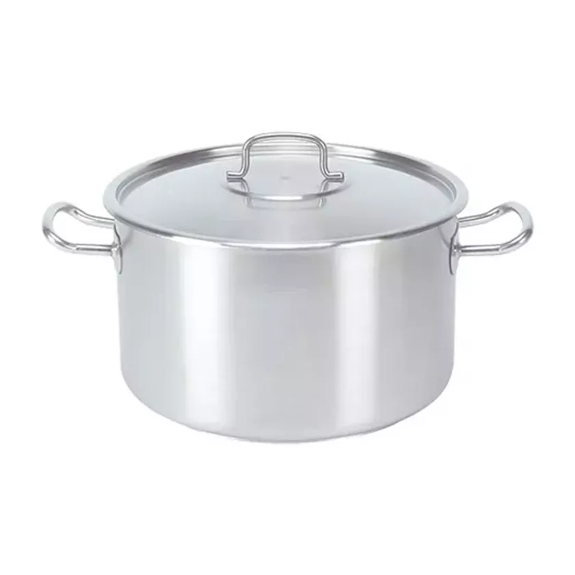 Marmite mi-haute avec couvercle 15L d32xh19,5cm Pujadas