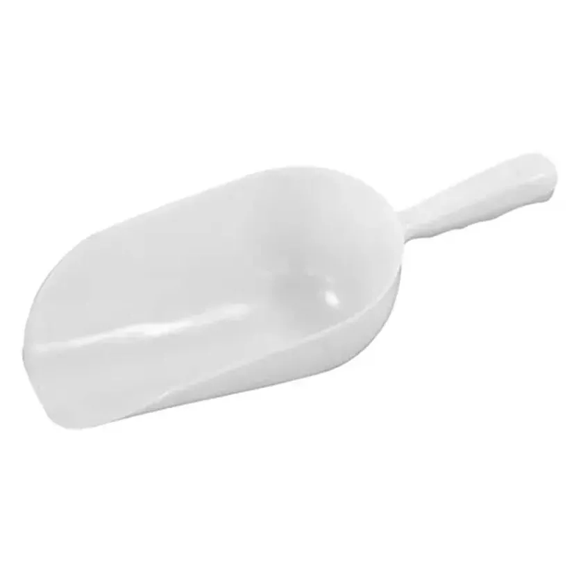 Pelle main PP blanc longueur 360mm type demi-rond