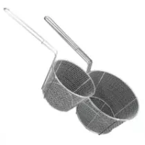 Panier a friture d34cm fil inox h20cm
