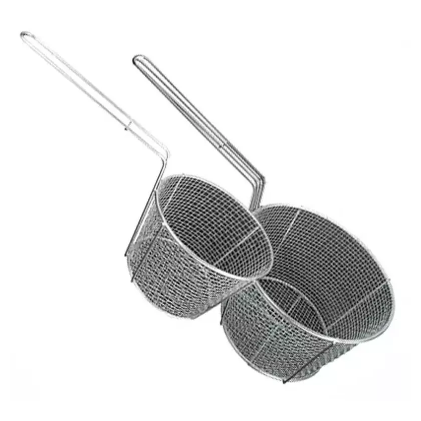 Panier a friture d34cm fil inox h20cm