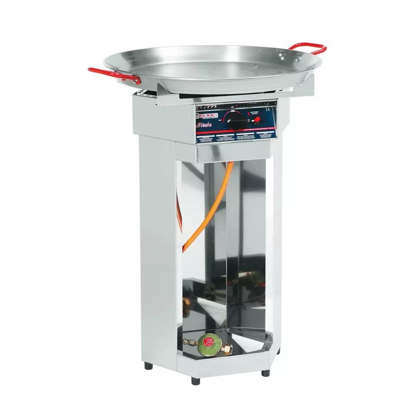 Grill a gaz avec poele party d60cm Fiesta