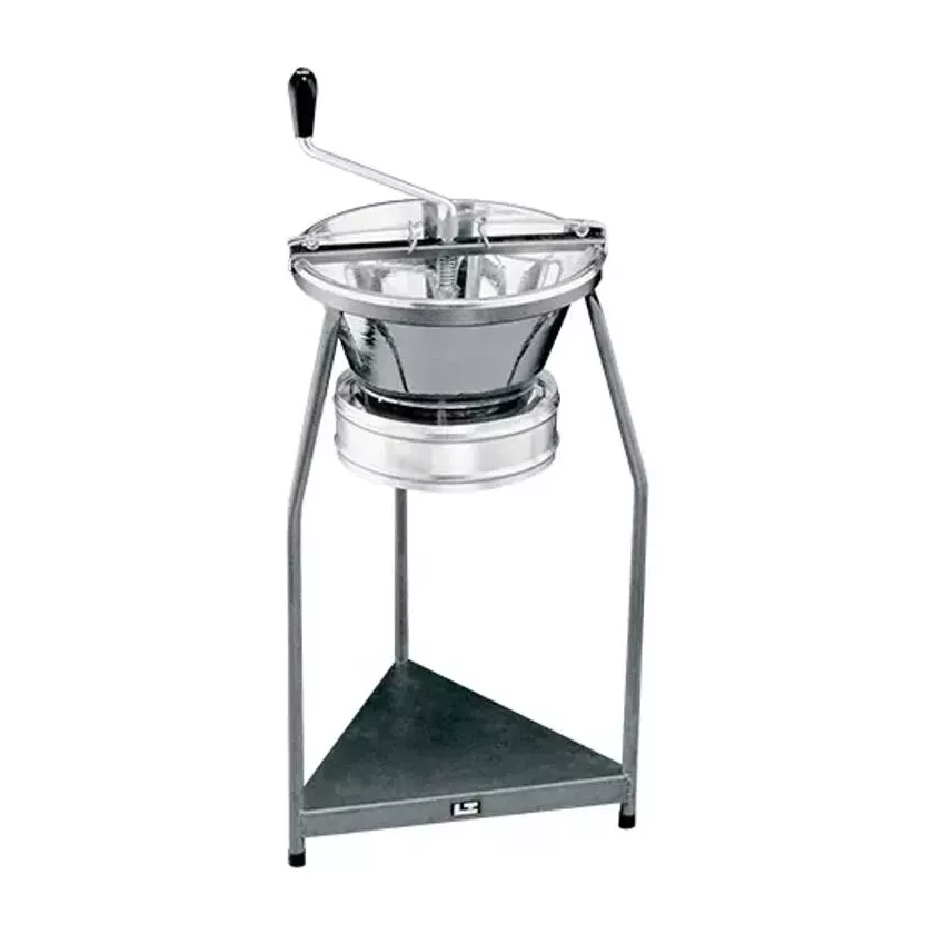 Presse puree avec pied etame d39xh80cm et grille d20cm