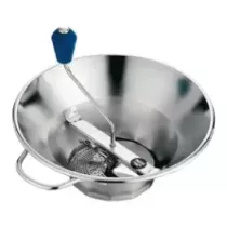 Presse puree d31cm-14cm inox avec 3 grilles
