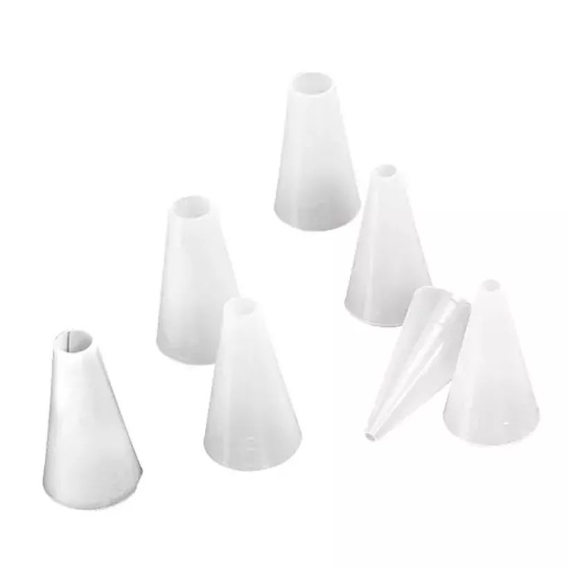 PVC douilles buses 7 pieces lisse