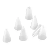 PVC douilles buses 7 pieces cannelee