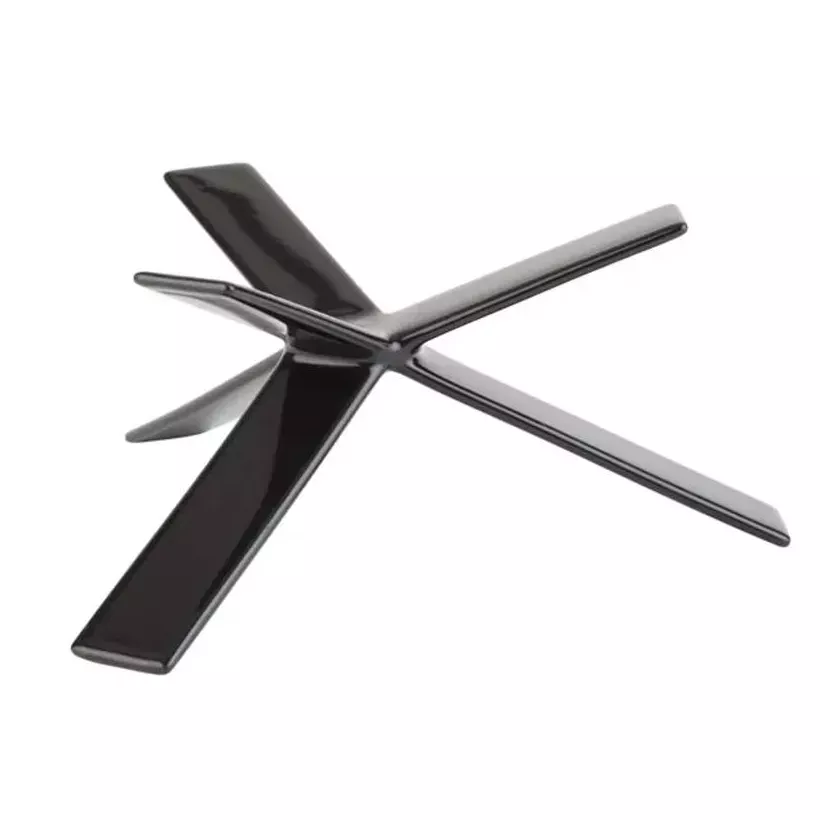 Support pour plats noir 160x160x80mm