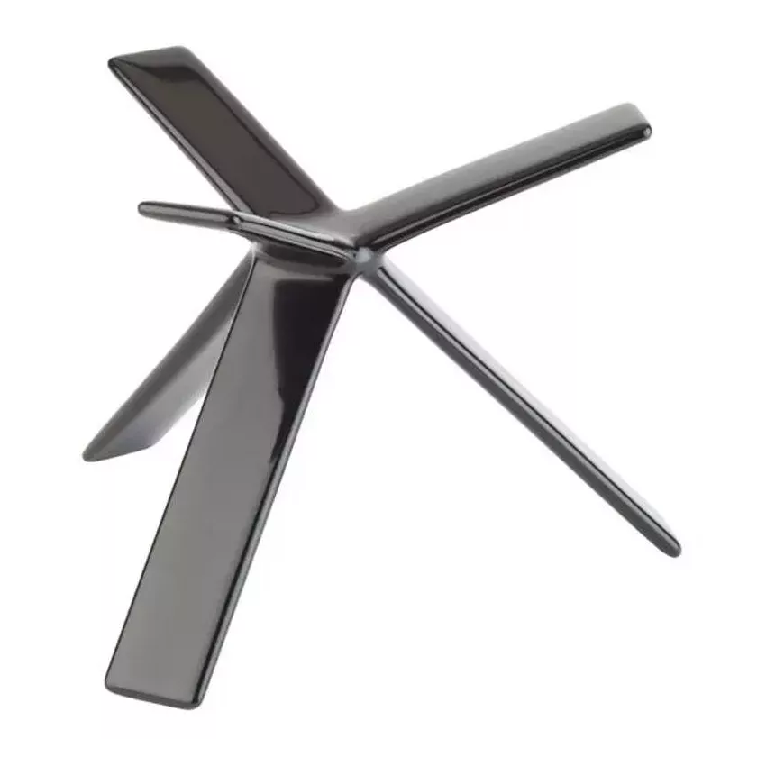 Support pour plats noir 160x160x120mm