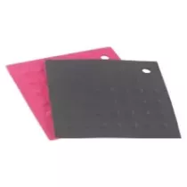 Porte-pot silicone 177x177x5mm 2 pieces