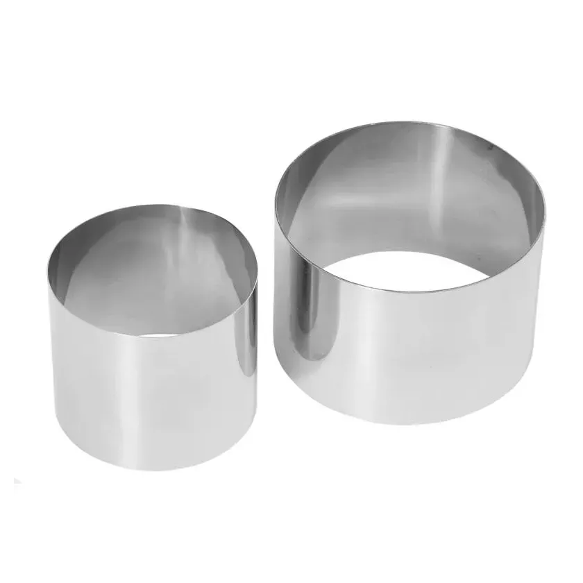 Forme a garnir ronde inox 70xh45mm