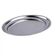 Plat ovale 45x29cm inox Inoxibar